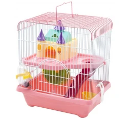 Κλουβί για Χάμστερ Miss Bianca Hamster Cage No1 MB-HC1 27,8x20,5x31cm Pink Κλουβί για Χάμστερ Miss Bianca Hamster Cage No1 MB-HC1 27,8x20,5x31cm Pink
