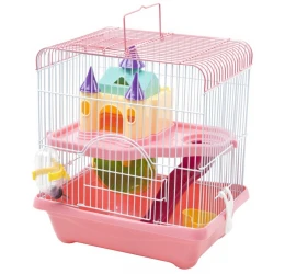 Κλουβί για Χάμστερ Miss Bianca Hamster Cage No1 MB-HC1 27,8x20,5x31cm Pink