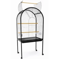 Κλουβί για Παπαγάλους με βάση Blu No12 78x60x156cm Μαύρο