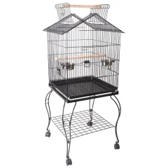 Κλουβί για Παπαγάλους με βάση Blu The Parrot Cage No2 BL-PC2  50x50,5x127cm Black