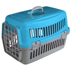 Κλουβί Μεταφοράς Σκύλου ή Γάτας Tigger 58x42x42cm Γκρι - Μπλε Κλουβί Μεταφοράς Σκύλου ή Γάτας Tigger 58x42x42cm Γκρι - Μπλε