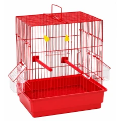 Κλουβί Zazu Bird Cage No3 για Μικρά και Μεσαία Πουλιά  27,5x19x31cm Κόκκινο