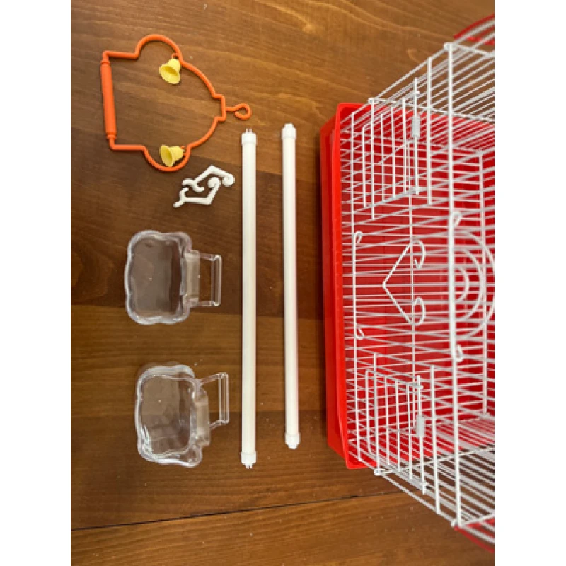 Κλουβί Zazu Bird Cage No6 ZA-B-6 για Μικρά και Μεσαία Πουλιά 33 x 23 x 36cm Red Πουλιά Κλουβί Zazu Bird Cage No6 ZA-B-6 για Μικρά και Μεσαία Πουλιά 33 x 23 x 36cm Red Πουλιά