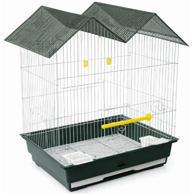 Κλουβί Zazu Bird Cage No9 για Μικρά και Μεσαία Πουλιά  34x27.5x46cm  Σκούρο Πράσινο Πουλιά