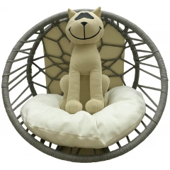 Κρεβατάκι Γάτας Luxury Κρεμαστό για Καλοριφέρ Οβάλ Γκρι 53x50cm Κρεβατάκι Γάτας Luxury Κρεμαστό για Καλοριφέρ Οβάλ Γκρι 53x50cm