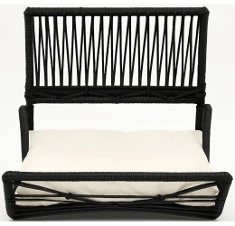 Κρεβατάκι Γάτας Luxury Κρεμαστό για Καλοριφέρ Wave Bed Μαύρο 43x60cm