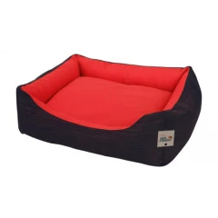 Κρεβατάκι Shadow Pet Bed Medium 46x38x16cm Κόκκινο/Μαύρο