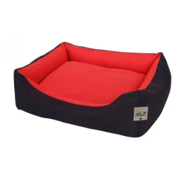 Κρεβατάκι Shadow Pet Bed Medium 46x38x16cm Κόκκινο/Μαύρο