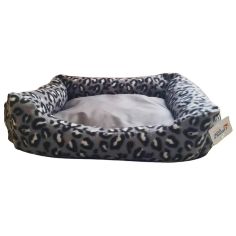 Κρεβατάκι Lulu Pet Bed Large 44x56x16cm Γκρι Λεοπάρ Σκύλοι Κρεβατάκι Lulu Pet Bed Large 44x56x16cm Γκρι Λεοπάρ Σκύλοι