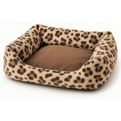 Κρεβατάκι Scooby Pet Bed Large 56x44x16cm Μπεζ Λεοπάρ Κρεβατάκι Scooby Pet Bed Large 56x44x16cm Μπεζ Λεοπάρ