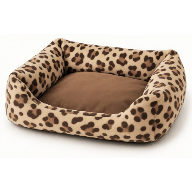Κρεβατάκι Scooby Pet Bed Large 44x56x16cm Μπεζ Λεοπάρ Σκύλοι Κρεβατάκι Scooby Pet Bed Large 44x56x16cm Μπεζ Λεοπάρ Σκύλοι