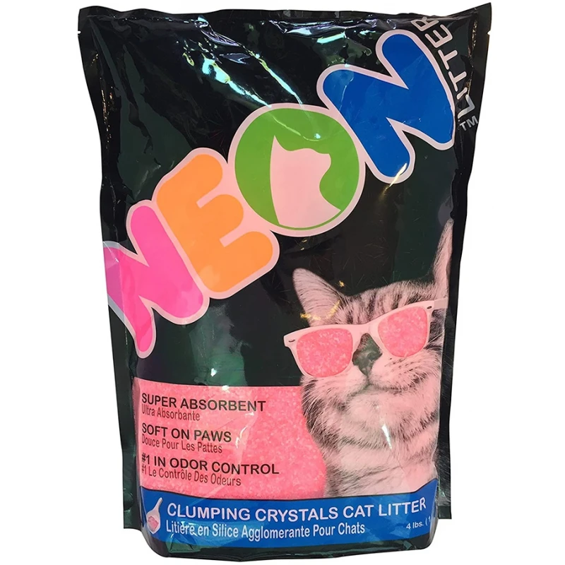 Κρυσταλλική άμμος Γάτας Neon Litter Pink 1,81kg ΓΑΤΕΣ