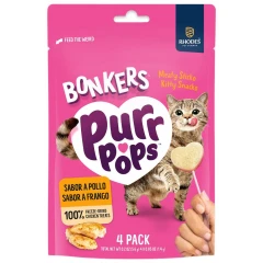 Λιχουδιά Γάτας Bonkers Purr Pops Freeze Dried Chicken 20gr (4 x 1,4gr)
