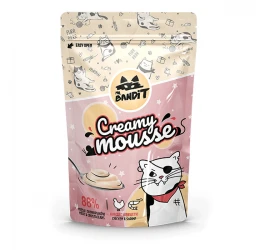 Λιχουδιά Mr. Bandit Creamy Mousse Κοτόπουλο & Γαρίδα (6x10gr) 60gr Λιχουδιά Mr. Bandit Creamy Mousse Κοτόπουλο & Γαρίδα (6x10gr) 60gr