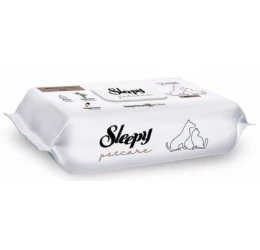Μαντηλάκια Καθαρισμού Σκύλου ή Γάτας Sleepy 60τμχ