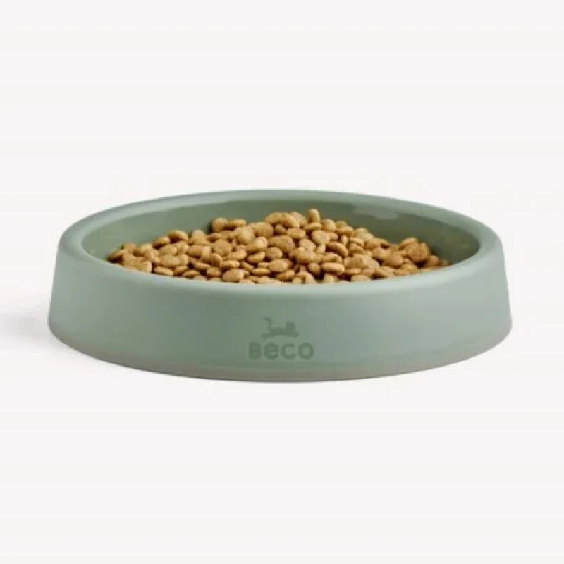 Μπολ Φαγητού Γάτας Beco 17cm Πράσινο Γάτες