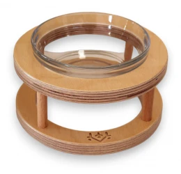 Μπολ Γάτας Matzik Pets Μονό Ring σε Ξύλινη Βάση 300ml Μπολ Γάτας Matzik Pets Μονό Ring σε Ξύλινη Βάση 300ml