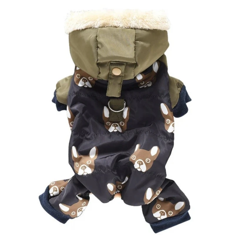 Μπουφανάκι Σκύλου French Bulldog Mania Medium 29cm Μαύρο Σκύλοι