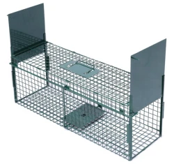 Παγίδα - Κλουβί ζώων με 2 Πόρτες 80x25x30cm Παγίδα - Κλουβί ζώων με 2 Πόρτες 80x25x30cm