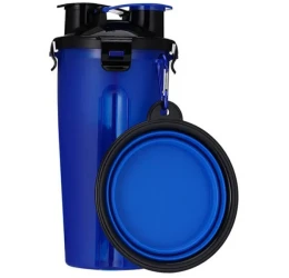 Παγούρι & Πτυσσόμενο Πιάτο για Σκύλους & Γάτες Denik Pets Water Bottle Μπλε 350ml Παγούρι & Πτυσσόμενο Πιάτο για Σκύλους & Γάτες Denik Pets Water Bottle Μπλε 350ml