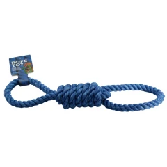 Παιχνίδι Σκύλου Κόμπος Rope Toy 2 Handles Μπλε 37cm Παιχνίδι Σκύλου Κόμπος Rope Toy 2 Handles Μπλε 37cm
