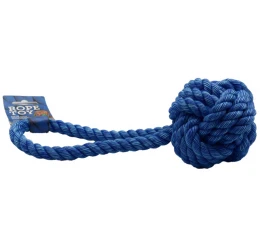 Παιχνίδι Σκύλου Κόμπος Rope Toy Ball Handle Μπλε 29cm Παιχνίδι Σκύλου Κόμπος Rope Toy Ball Handle Μπλε 29cm