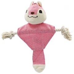 Παιχνίδι Σκύλου Kowloon Crispy Puppy με Σχοινί Ροζ (30x25x9cm) Παιχνίδι Σκύλου Kowloon Crispy Puppy με Σχοινί Ροζ (30x25x9cm)