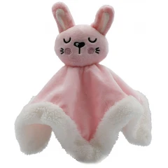 Παιχνίδι Σκύλου Kowloon Πανάκι Παρηγοριάς Blanket Puppy Ροζ (25x25x7cm)