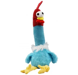 Παιχνίδι Σκύλου Λούτρινο Pluch Funny Chicken 14x47cm