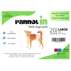 Πάνες Βρακάκια για Αρσενικούς Σκύλους Zoopark Large (20 x 65cm) 20τμχ Πάνες Βρακάκια για Αρσενικούς Σκύλους Zoopark Large (20 x 65cm) 20τμχ