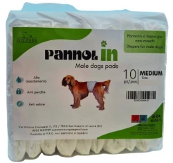 Πάνες Βρακάκια για Αρσενικούς Σκύλους Zoopark Medium (20 x 55cm) 10τμχ 