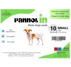 Πάνες Βρακάκια για Αρσενικούς Σκύλους Zoopark Small (17,5x 42cm) 10τμχ Πάνες Βρακάκια για Αρσενικούς Σκύλους Zoopark Small (17,5x 42cm) 10τμχ