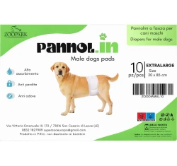 Πάνες Βρακάκια για Αρσενικούς Σκύλους Zoopark XLarge (20 x 85cm) 10τμχ