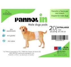 Πάνες Βρακάκια για Αρσενικούς Σκύλους Zoopark XLarge (20 x 85cm) 20τμχ Πάνες Βρακάκια για Αρσενικούς Σκύλους Zoopark XLarge (20 x 85cm) 20τμχ