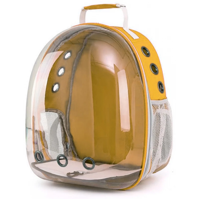 ΤΣΑΝΤΑ ΜΕΤΑΦΟΡΑΣ DENIK PETS BUBBLE BACKPACK ASTRONAUT 33x25x43cm ΚΙΤΡΙΝΟ ΤΣΑΝΤΕΣ ΜΕΤΑΦΟΡΑΣ ΓΑΤΑΣ