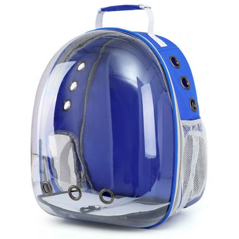 ΤΣΑΝΤΑ ΜΕΤΑΦΟΡΑΣ DENIK PETS BUBBLE BACKPACK ASTRONAUT 33x25x43cm ΜΠΛΕ ΣΚΥΛΟΙ