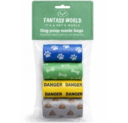 Σακουλάκια Περιττωμάτων Fantasy World 4x15τμχ