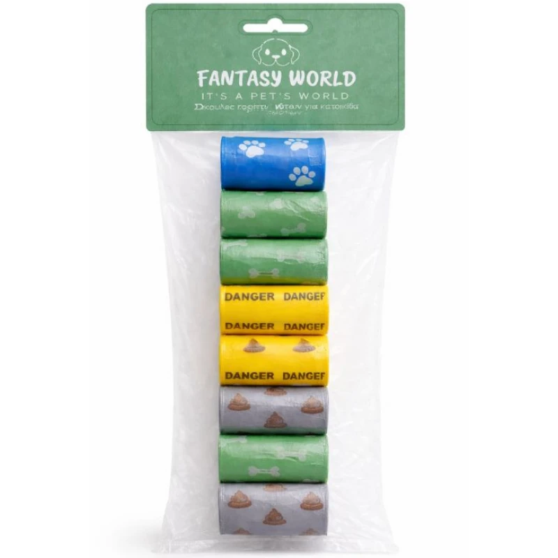 Σακουλάκια Περιττωμάτων Fantasy World 8x15τμχ Σκύλοι Σακουλάκια Περιττωμάτων Fantasy World 8x15τμχ Σκύλοι