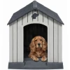 Σπιτάκι Σκύλου Πλαστικό Luxe 77x82x82cm Σκύλοι