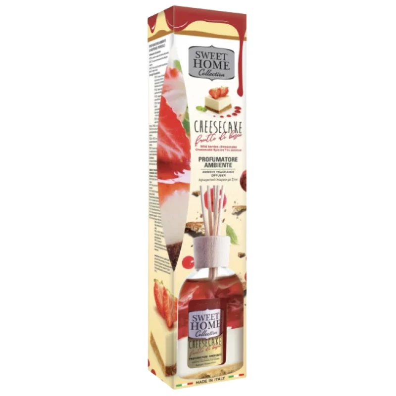 Sweet Home Collection Αρωματικό Χώρου Στικ Cheesecake 100ml Σκύλοι