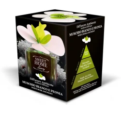 Sweet Home Luxury Αρωματικό Χώρου Λουλούδι Muschio Bianco & Peonia 150ml