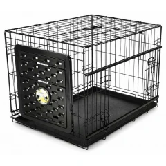Συρμάτινο Κλουβί (Crate) Σκύλου CozyPup Luxe Black Door 91x61x69cm