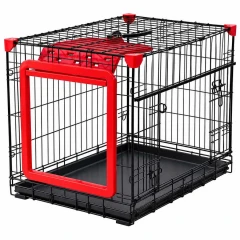 Συρμάτινο Κλουβί (Crate) Σκύλου CozyPup Luxe Red Door 91x61x69cm