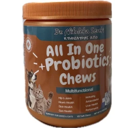 Therapet  All In One Soft Chews and Probiotics 120τμχ