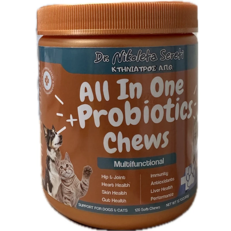Therapet  All In One Soft Chews and Probiotics 120τμχ Σκύλοι