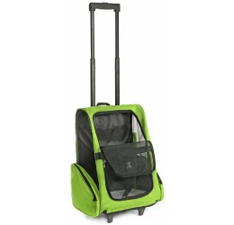 Τρόλλει Μεταφοράς Σκύλου ή Γάτας με Δίχτυ Πράσινο 42x50cm Τρόλλει Μεταφοράς Σκύλου ή Γάτας με Δίχτυ Πράσινο 42x50cm