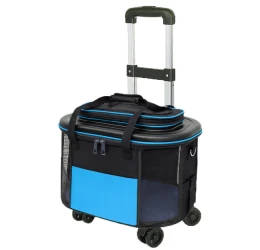 Τρόλλει Βαλιτσάκι Μεταφοράς Σκύλου ή Γάτας Denik με Δίχτυ Μπλε 45x30x33cm Τρόλλει Βαλιτσάκι Μεταφοράς Σκύλου ή Γάτας Denik με Δίχτυ Μπλε 45x30x33cm