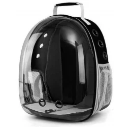 Τσάντα Μεταφοράς Σκύλου & Γάτας Denik Pets Bubble Backpack Astronaut 33x25x43cm Μαύρο