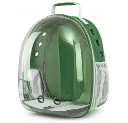 Τσάντα Μεταφοράς Σκύλου & Γάτας Denik Pets Bubble Backpack Astronaut 33x25x43cm Πράσινο