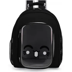 Τσάντα Μεταφοράς Γάτας Denik Pets Cat Face Μαύρο 33x28x44cm Τσάντα Μεταφοράς Γάτας Denik Pets Cat Face Μαύρο 33x28x44cm